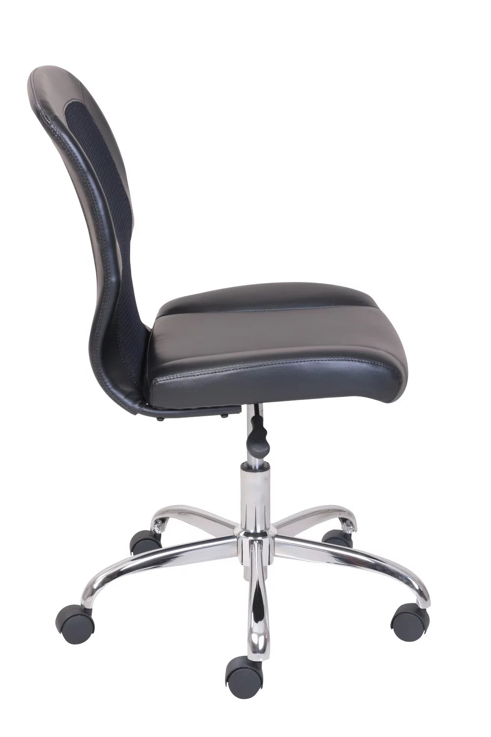 Black Vinyl Mesh Office Chair X824