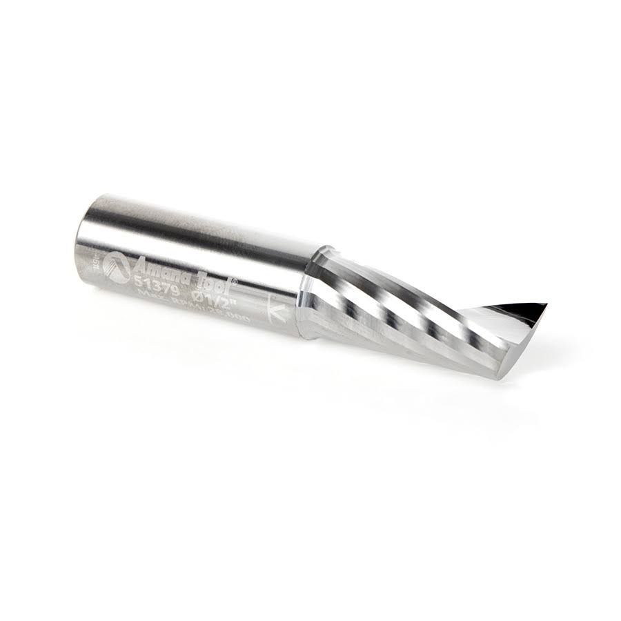 Solid Carbide CNC Spiral Single Flute Aluminum Cutting Up-Cut Router Bit T118131