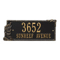 Black / Gold Rectangle Plaque A62714