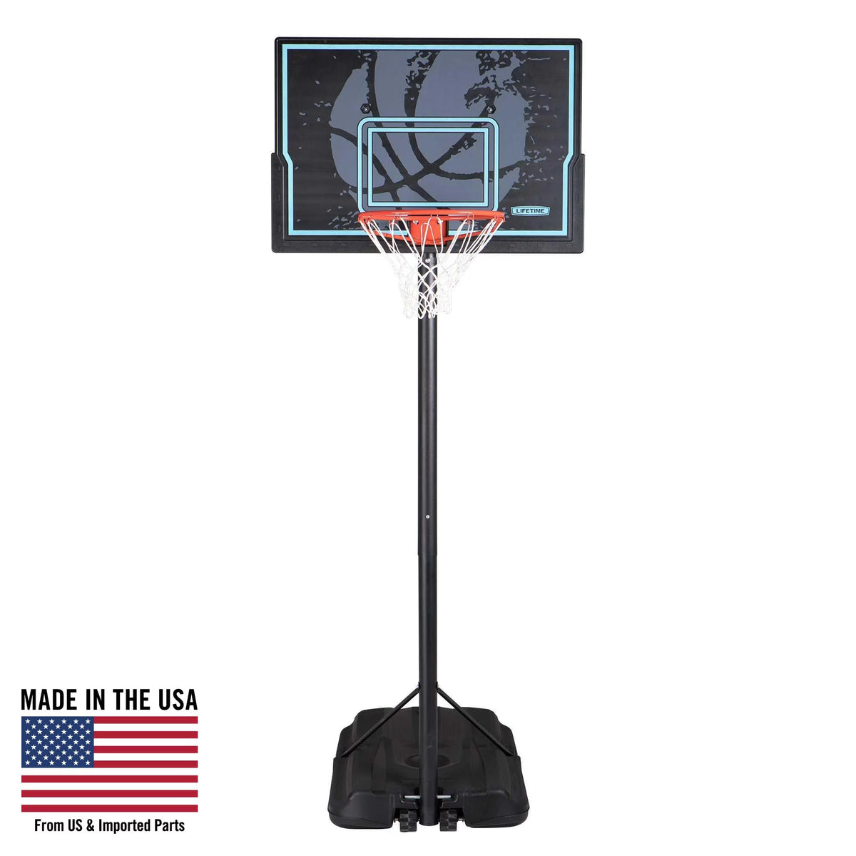 Adjustable Portable Basketball Hoop 44 inch H10692