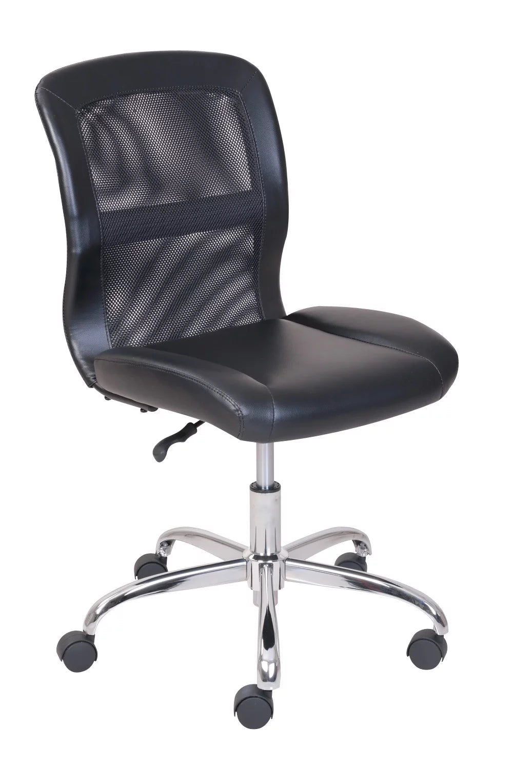 Black Vinyl Mesh Office Chair X824