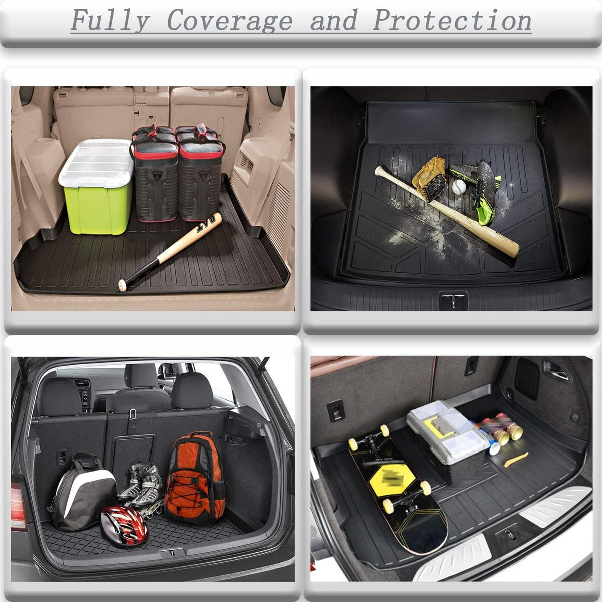 All-Weather Black TPO Cargo Liners K865