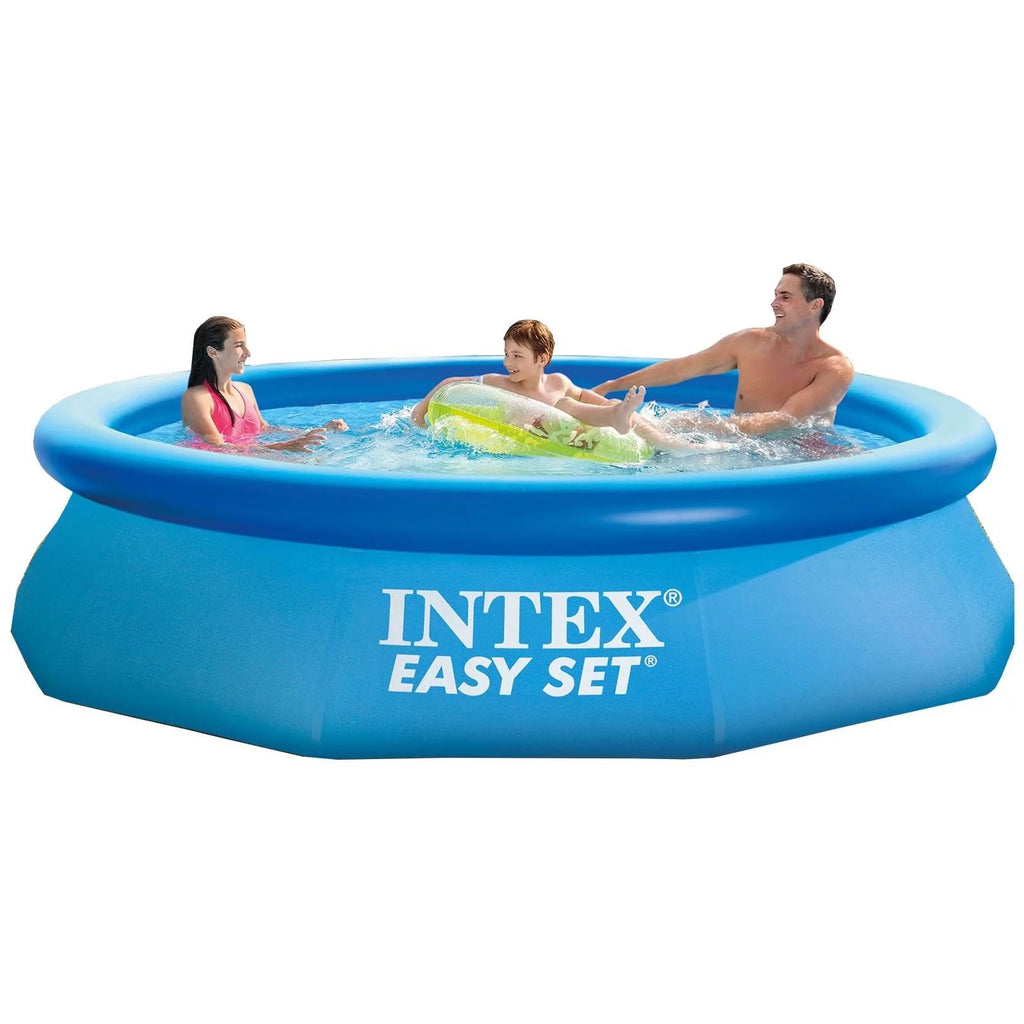 10ft x 30in Inflatable Round Swimming Pool & Pump N147101