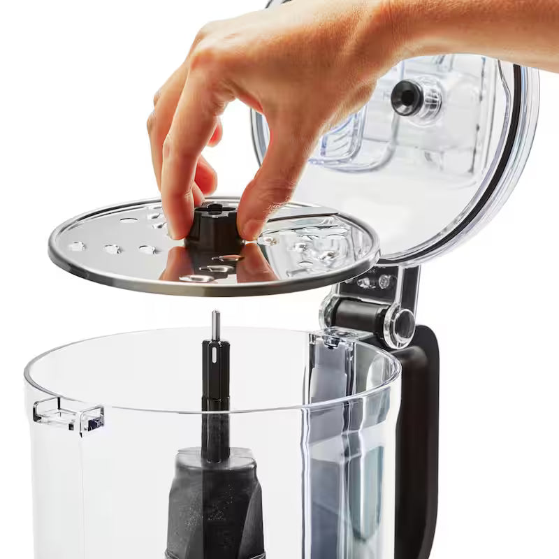 3-Speed Contour Silver Food Processor with Locking Lid F10763