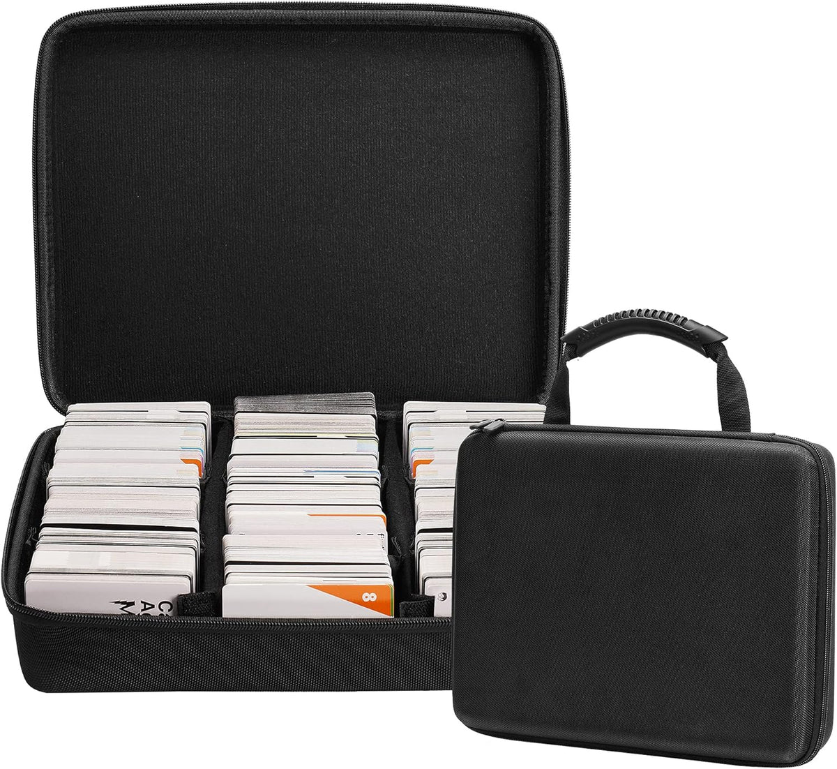 Extra Large Hard Card Case with 8 Moveable Dividers N370384