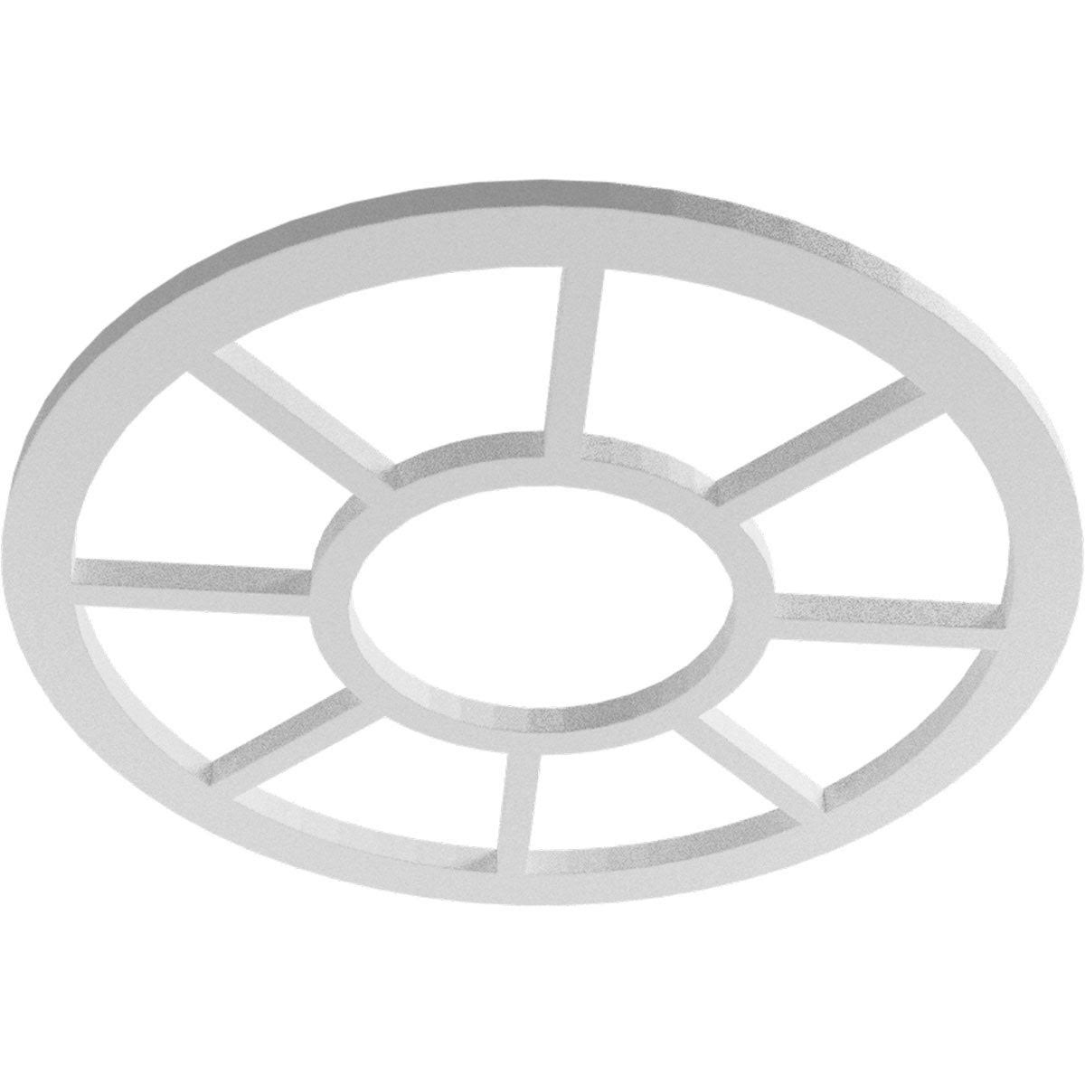 18x22OD PVC Pierced Ceiling Medallion Q52295