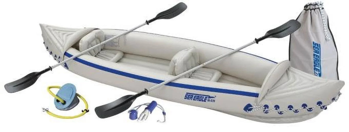 2 Person Inflatable Sport Kayak & Paddles R279