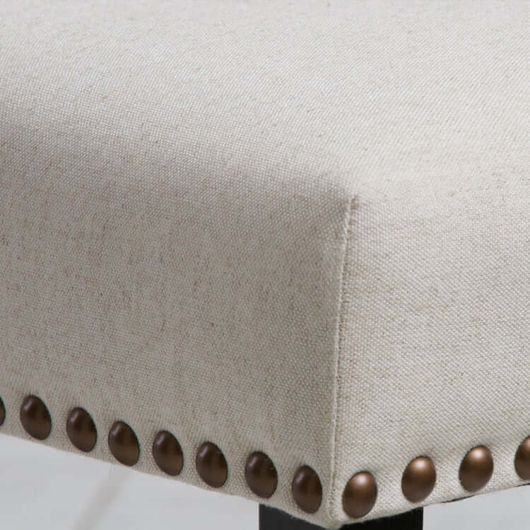 Beige Fabric Dining Room Chairs S646