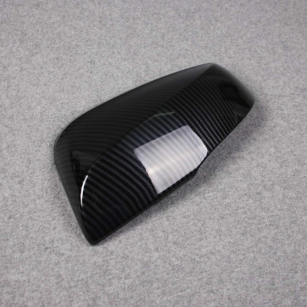 Rear View Mirror Guard Cover Trims ABS Carbon Fiber Pattern T3884
