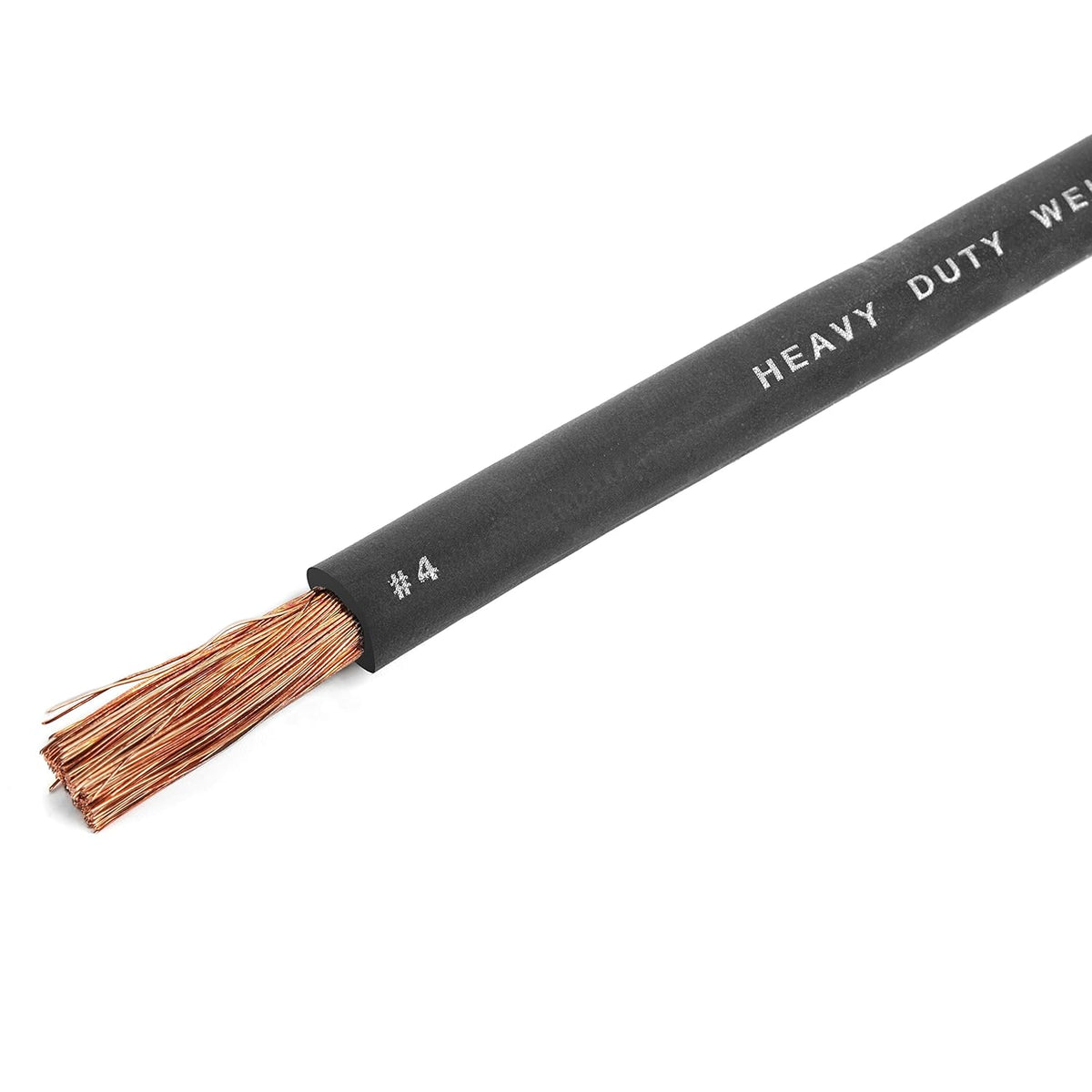 4 Gauge Welding Cable 600 Volt Black 25 Feet G694963