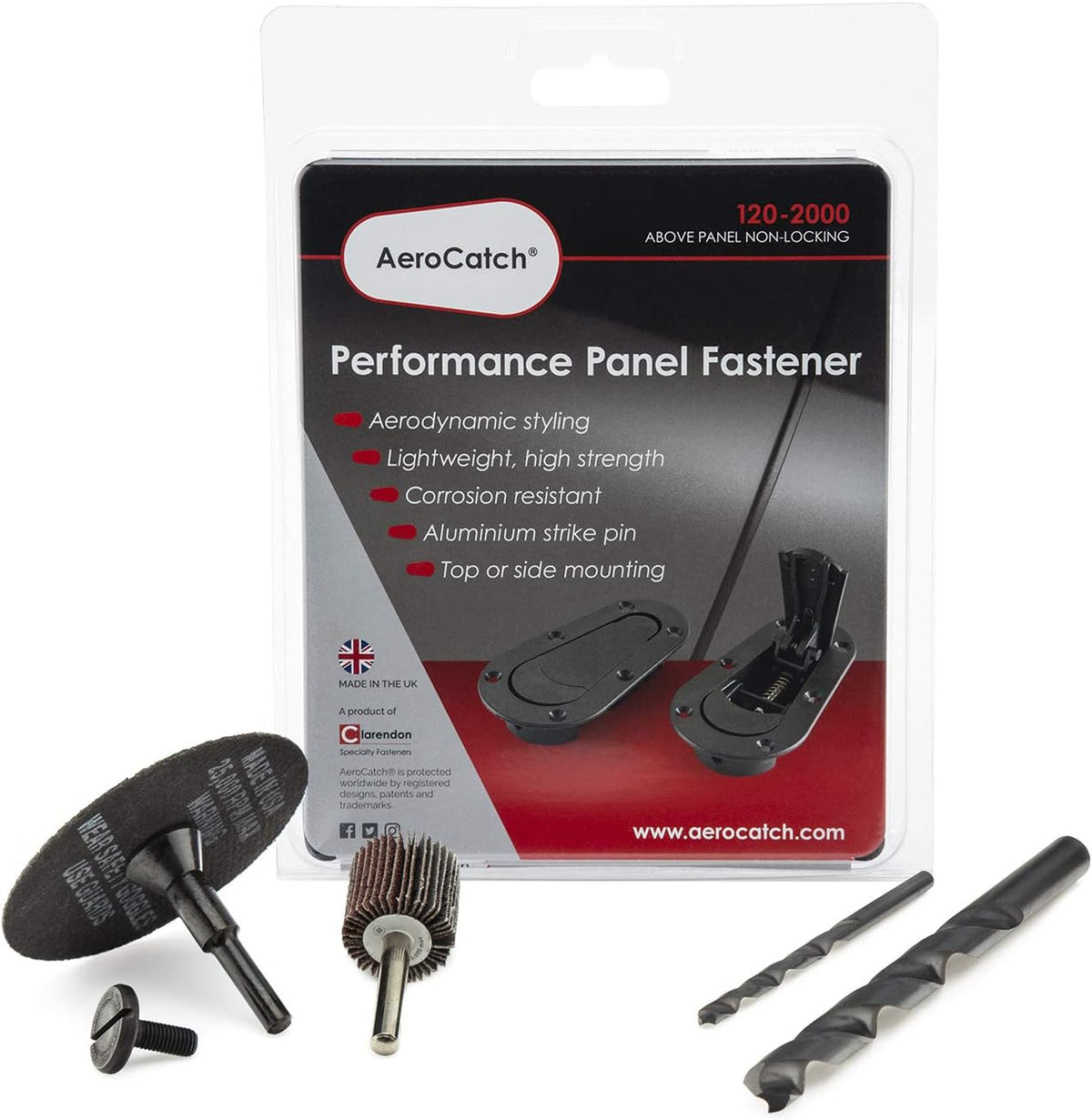 Black Hood Latch and Pin Kit K25920