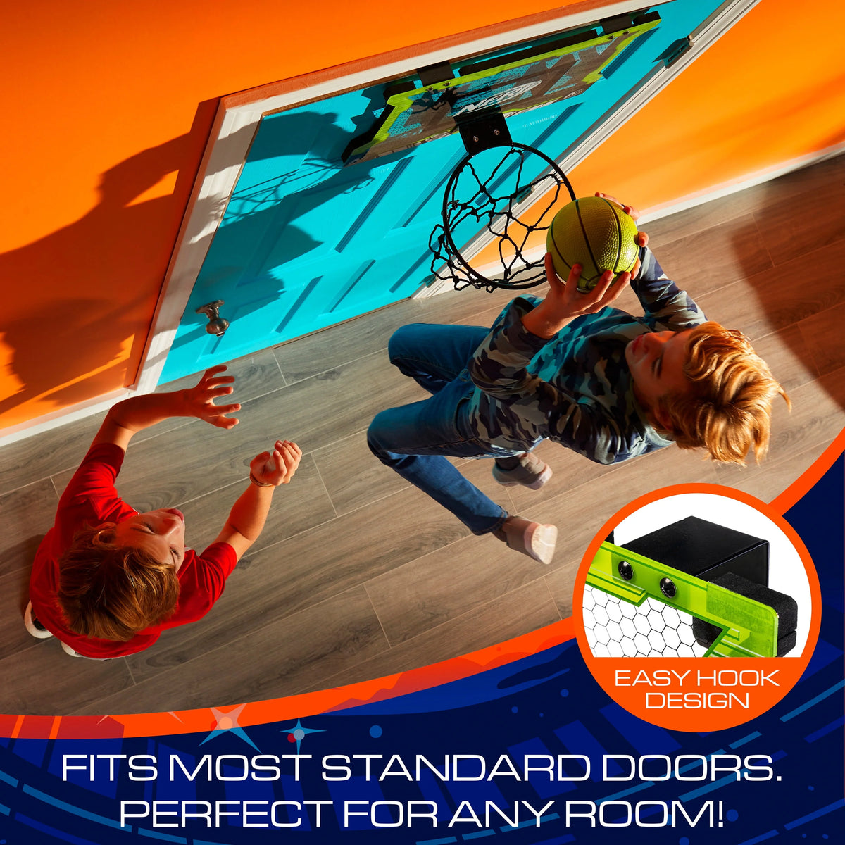 Over the Door Basketball Hoop with Mini Ball L2534