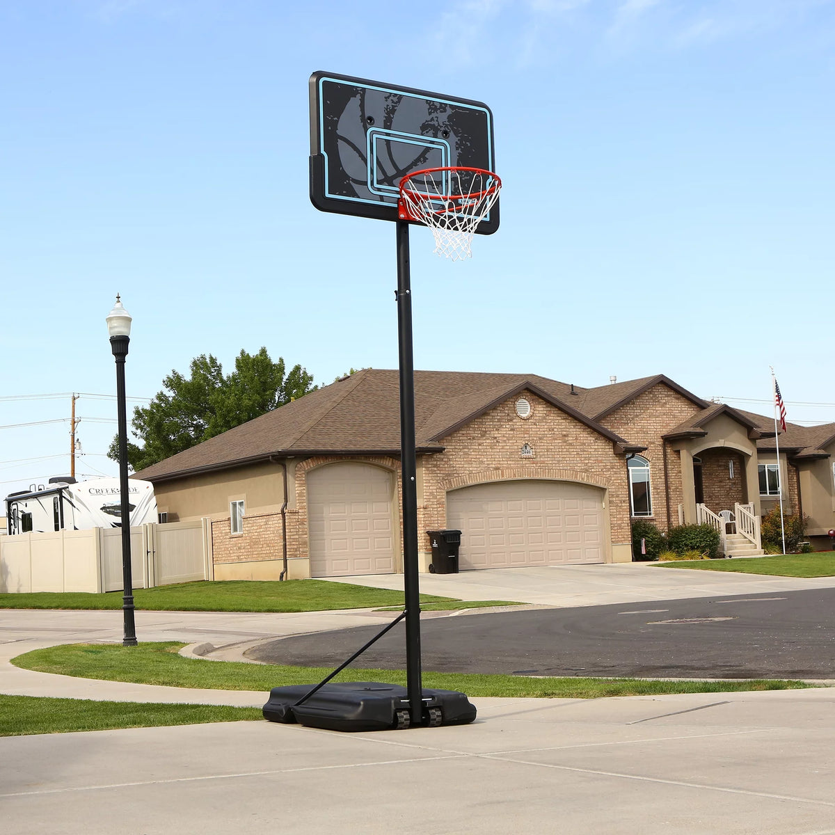 Adjustable Portable Basketball Hoop 44 inch H10692