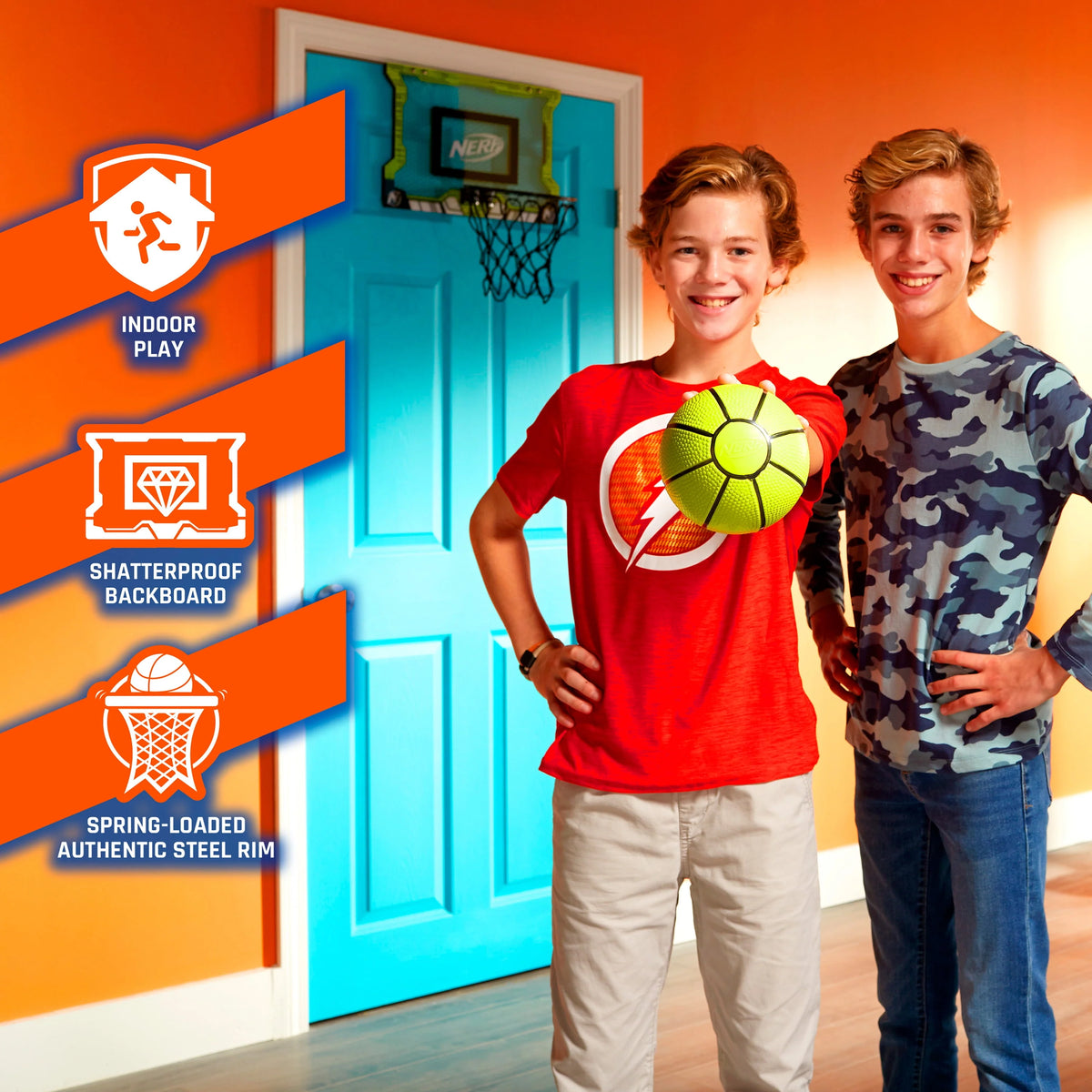 Over the Door Basketball Hoop with Mini Ball L2534