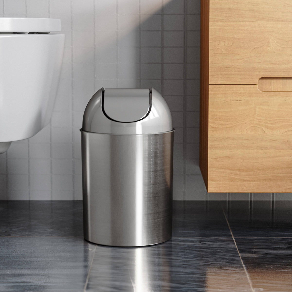 2.6gal Indoor Trash Can O2731