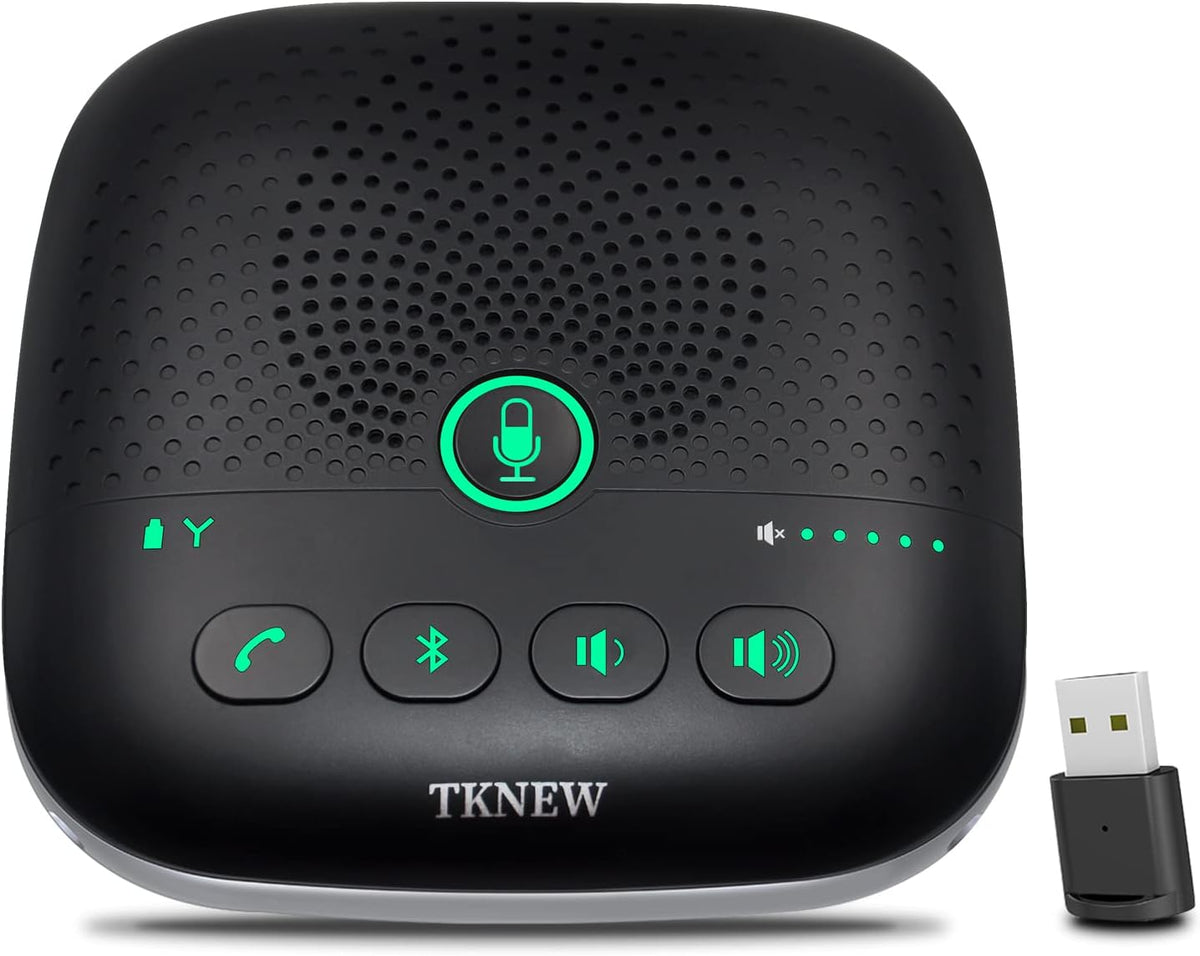 Bluetooth Conference Speakerphone with 4 Noise Cancellation Mics B560837