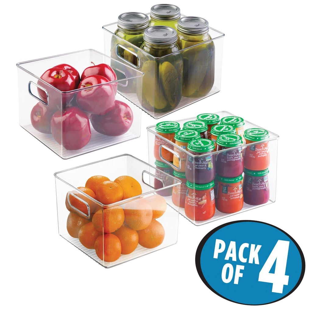Clear 4 Pack Kitchen Pantry and Cabinet Storage F61136