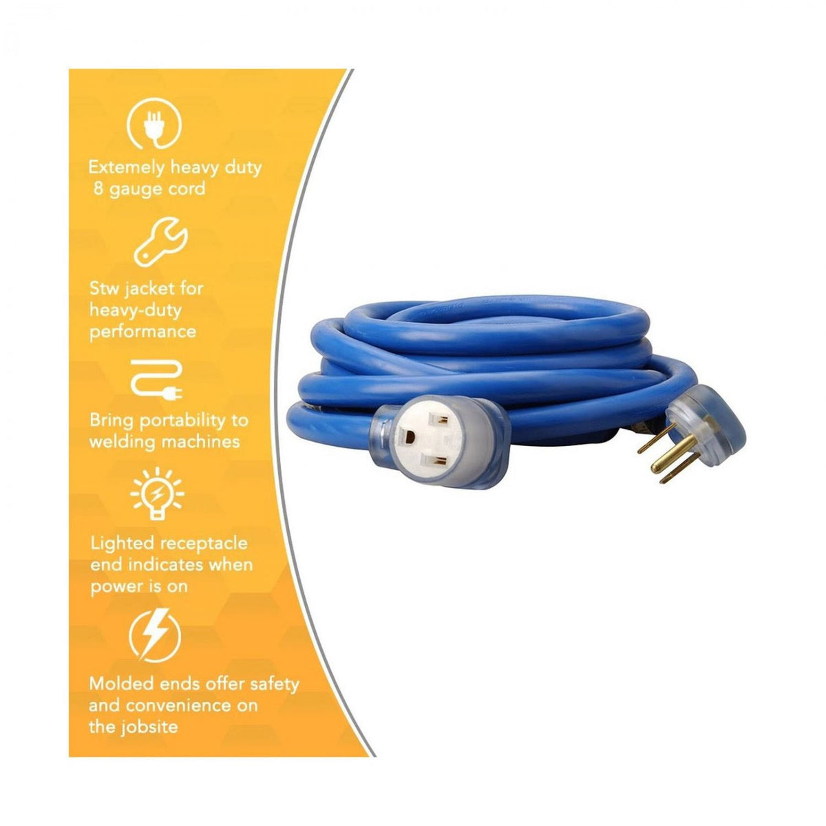 Blue 25ft Welder Extension Cord K536644