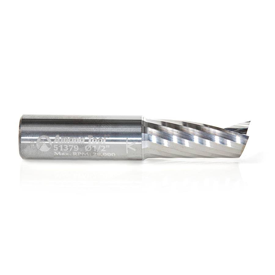 Solid Carbide CNC Spiral Single Flute Aluminum Cutting Up-Cut Router Bit T118131