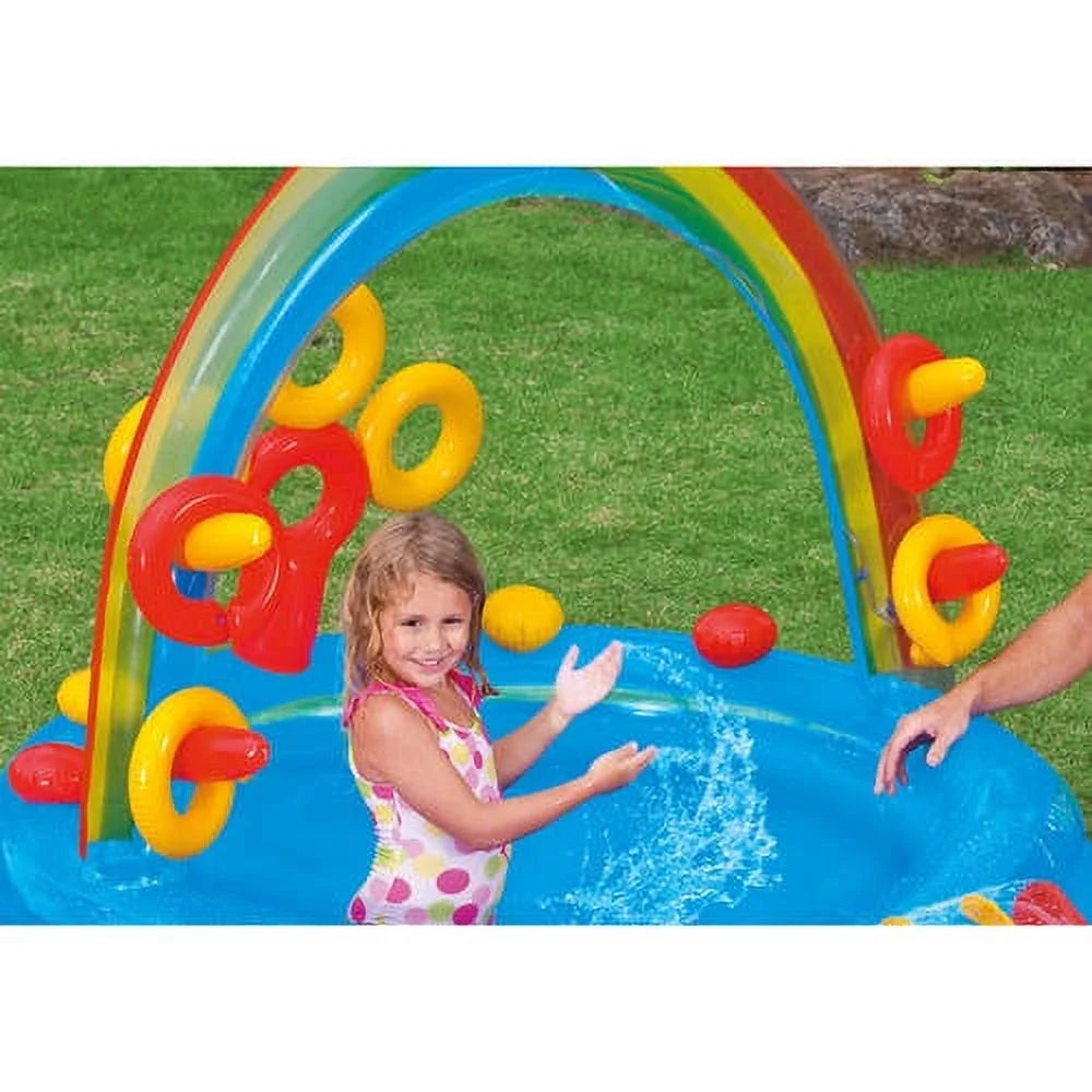 Rainbow Slide Inflatable Pool J991