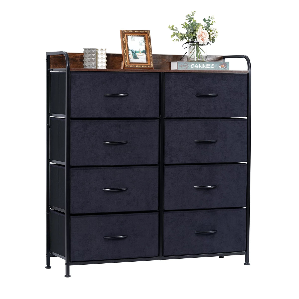 8 Drawer Dresser with Rustic Finish I43358