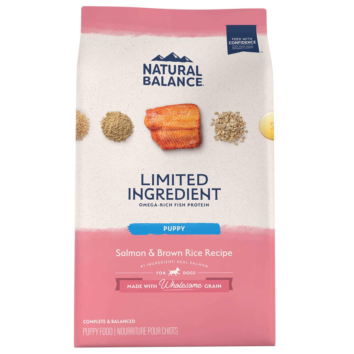 Salmon & Brown Rice Puppy Dry Dog Food U55124